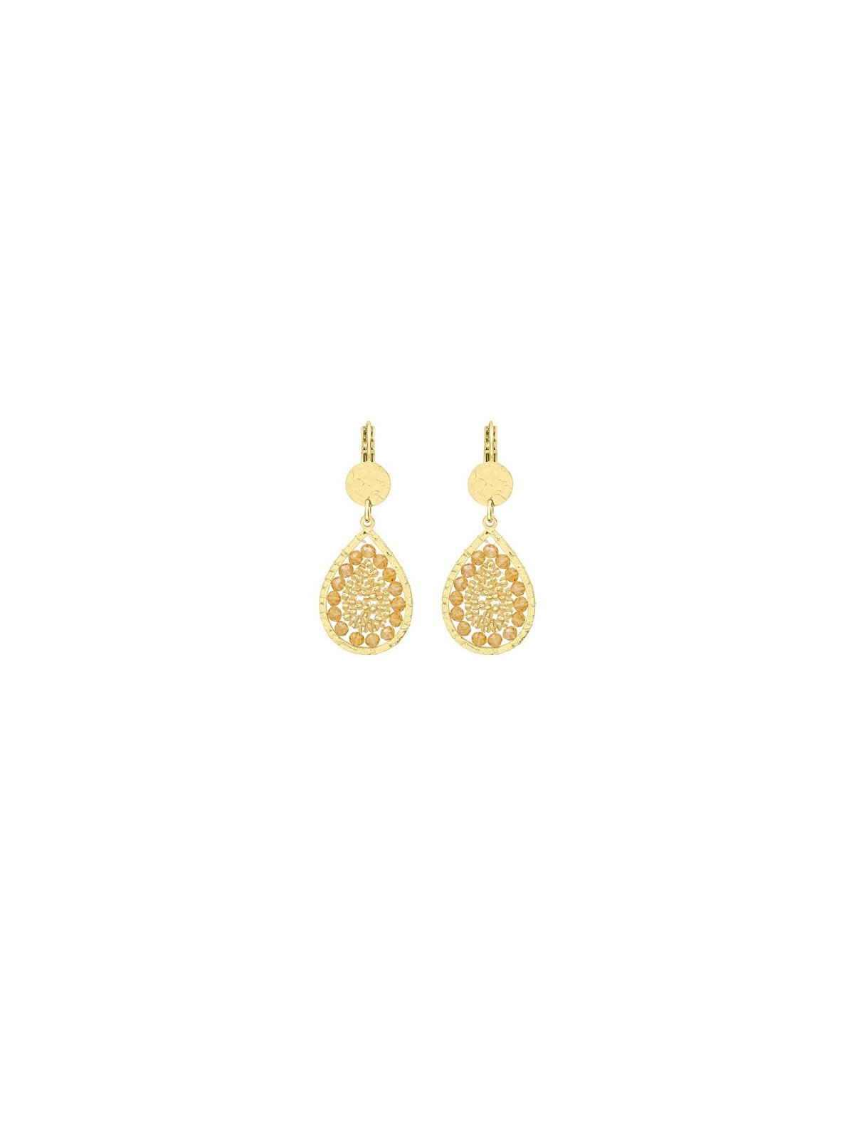 Sàntibé oro goccia pendente orecchini mini Ysé mini YSÉ-DORÉ-BO donna oro 0010