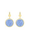 Sàntibé celeste mini Solène oro placcato orecchini mini SOL-CÉLE-BO donna blu oro 0017