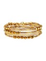 Sàntibé placcato oro bracelet/necklace 2in1 champagne Divine DIV3 DIS-CHAM-BRA donna beige marrone oro 0022