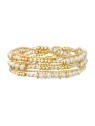 Sàntibé placcato oro bracelet/necklace 2in1 Blanc dorato Divine DIV3 DIS-BLAN-BRA-2 donna oro bianco 0023