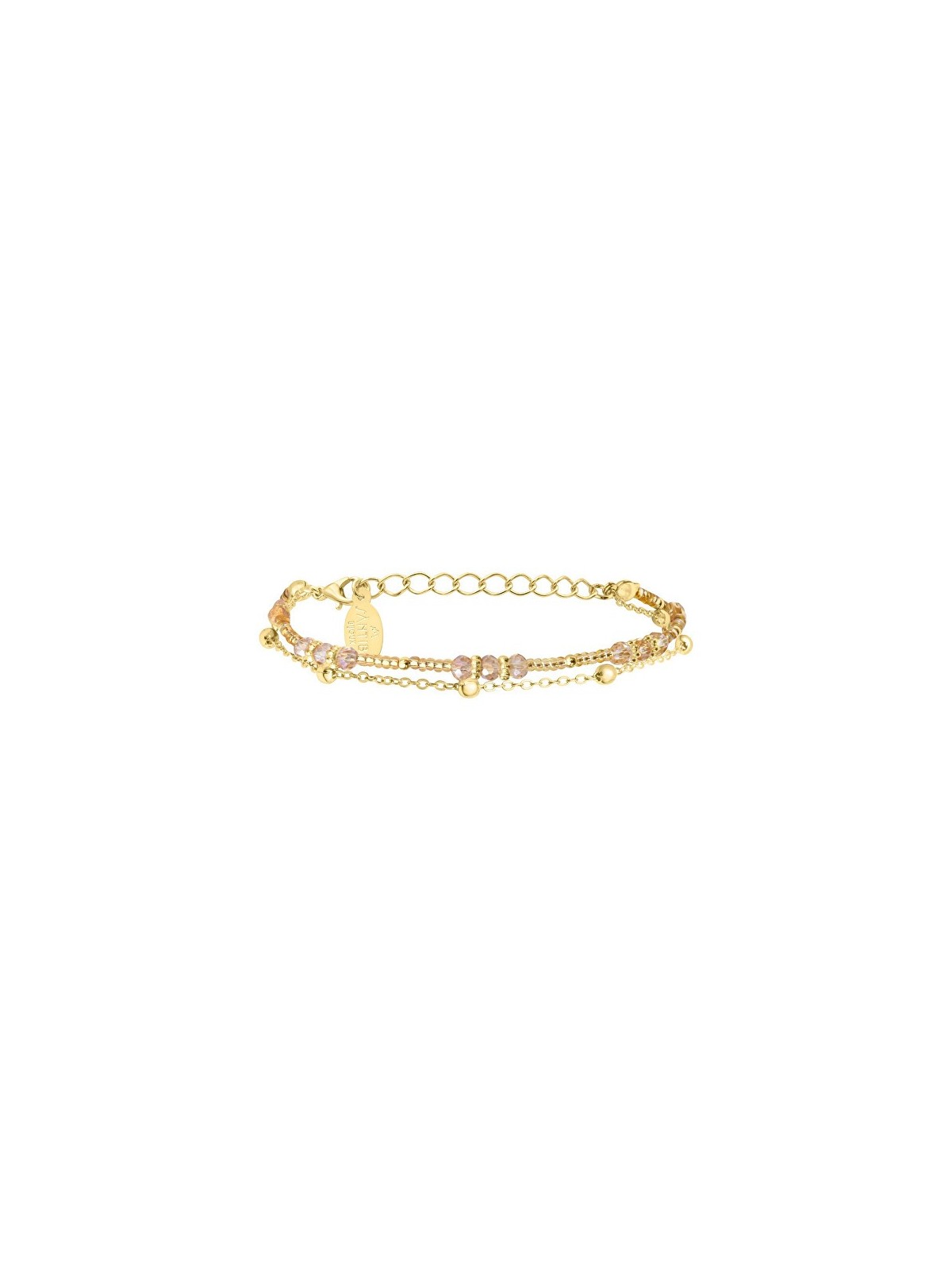 Sàntibé Double placcato oro bracciale dorato Divine DIV1 COU-DORÉ-BRA donna oro 0026