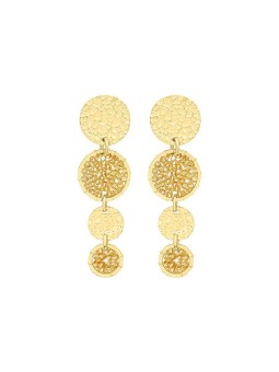 Sàntibé elegante dorato mini Lupin pendente orecchini mini LUP-DORÉ-BO donna oro 0033