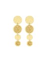 Sàntibé elegante dorato mini Lupin pendente orecchini mini LUP-DORÉ-BO donna oro 0033