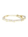 Sàntibé Double placcato oro bracciale Blanc dorato Divine DIV1 COU-BLAN-BRA-2 donna oro bianco 0025