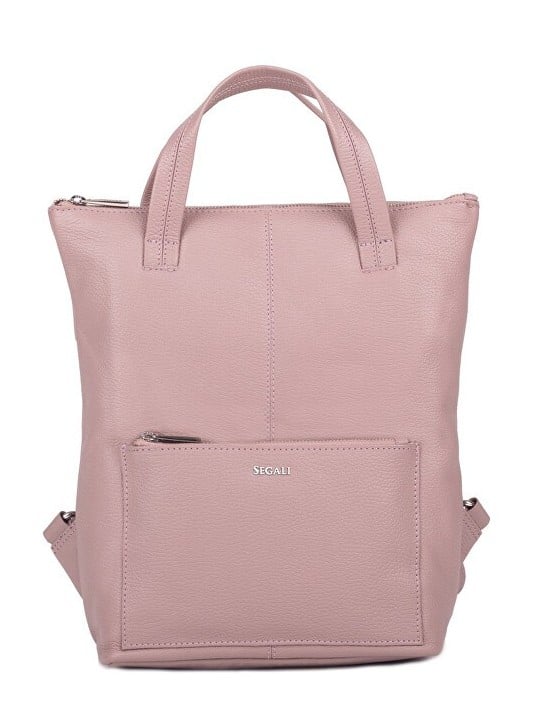 SEGALI da donna in pelle zaino 9061 cammeo rosa donna rosa 0544