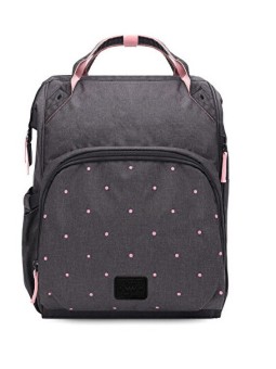Vuch da donna zaino Verner Dotty nero donna 18 l grigio 2244