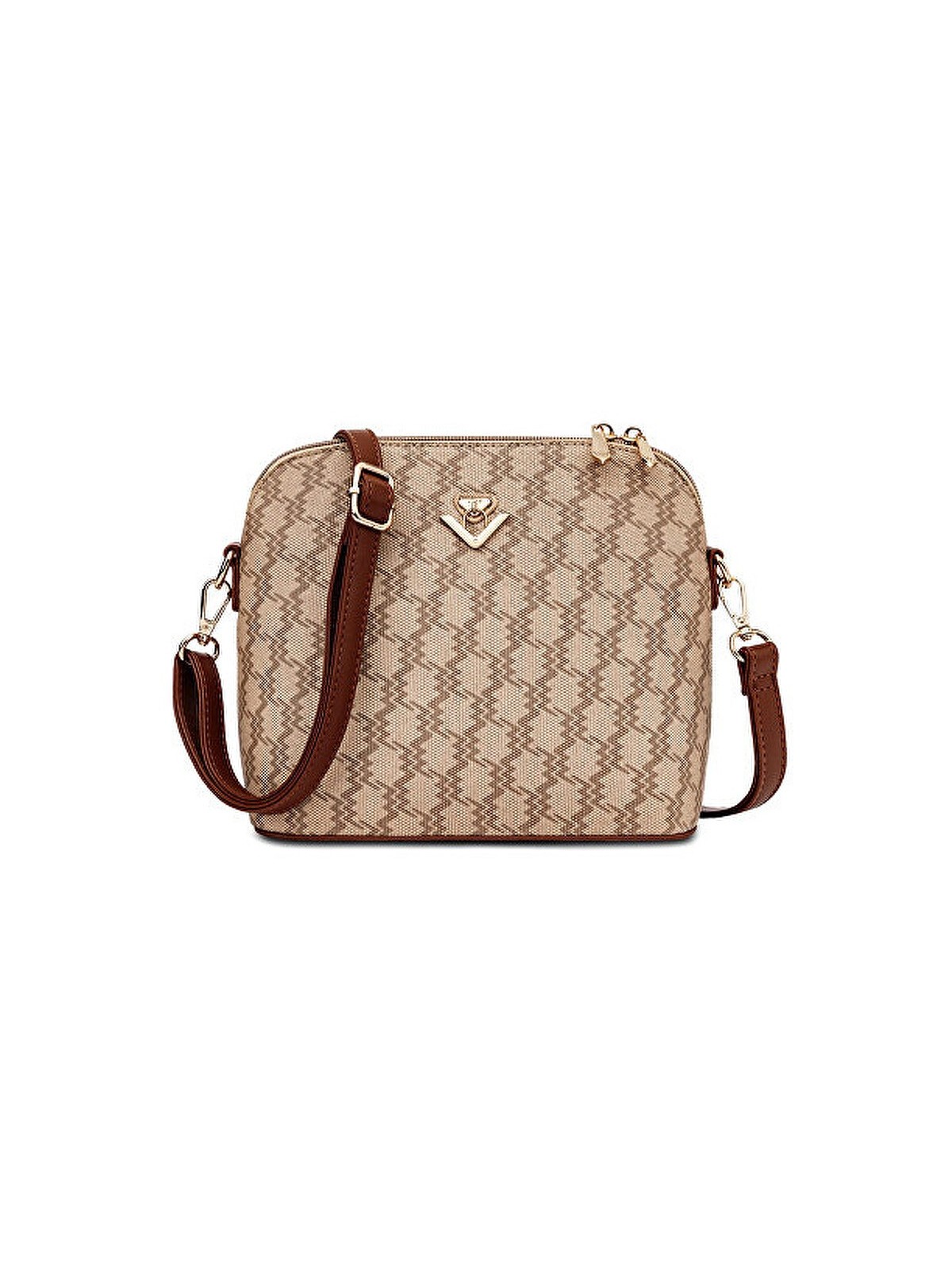 Vuch da donna a tracolla borsa viso MN Cappucion donna beige 2876