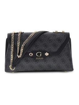 Guess donna Lindsey convertibile a tracolla borsa HWSG9749210-CLO donna nero grigio 4766