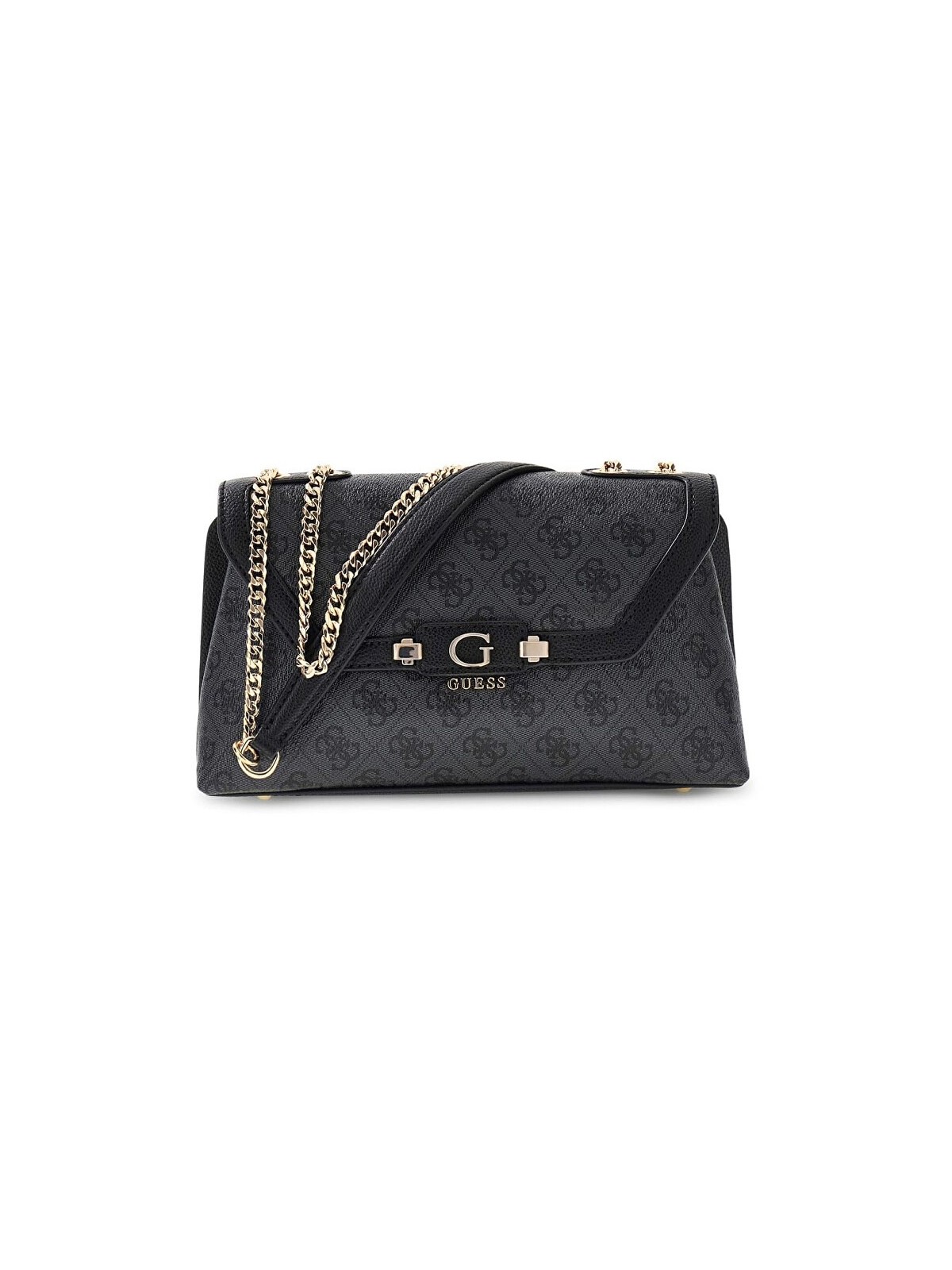 Guess donna Lindsey convertibile a tracolla borsa HWSG9749210-CLO donna nero grigio 4766