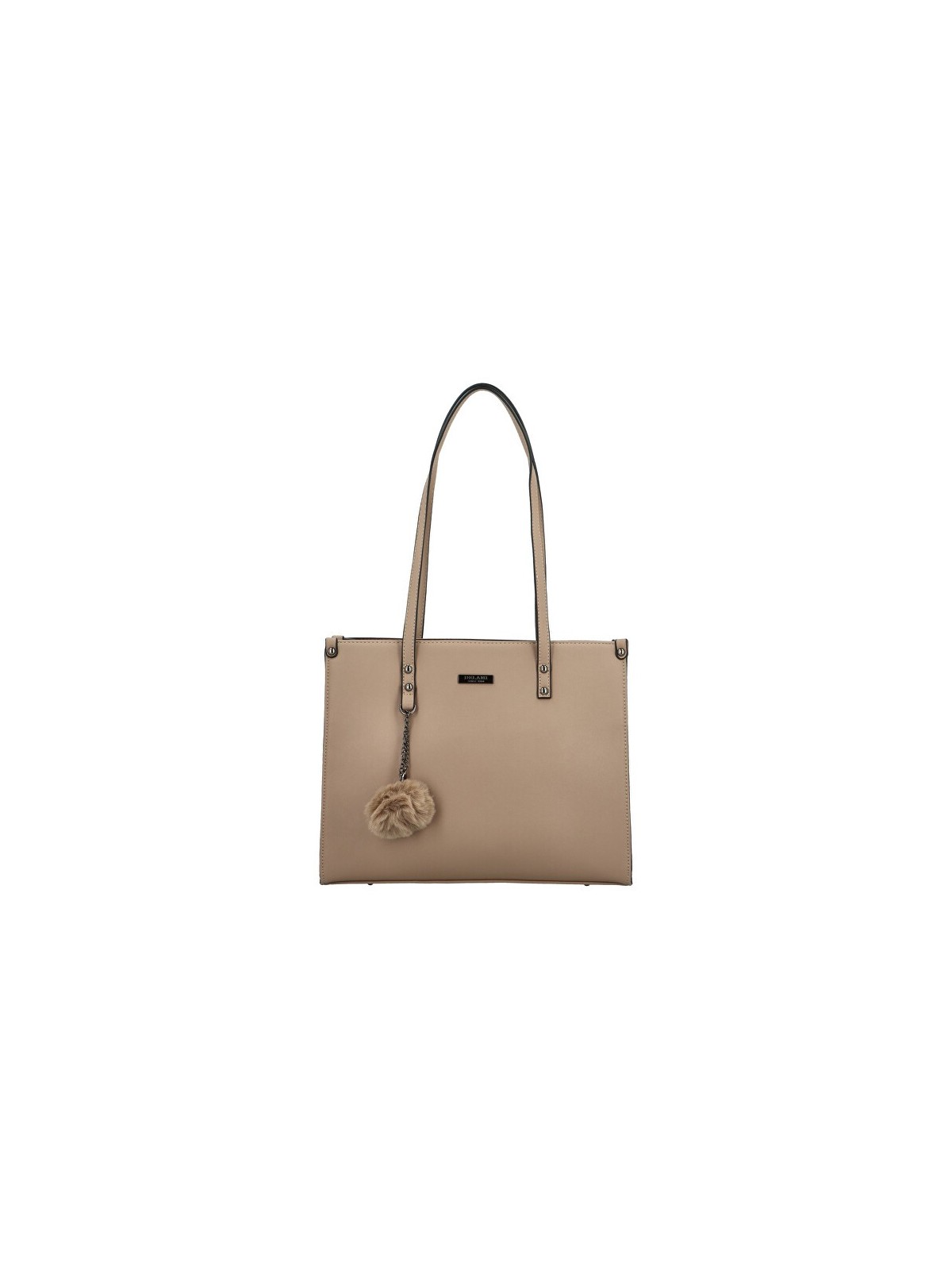 DELAMI donna borsa D5895 taupe donna beige marrone 0165
