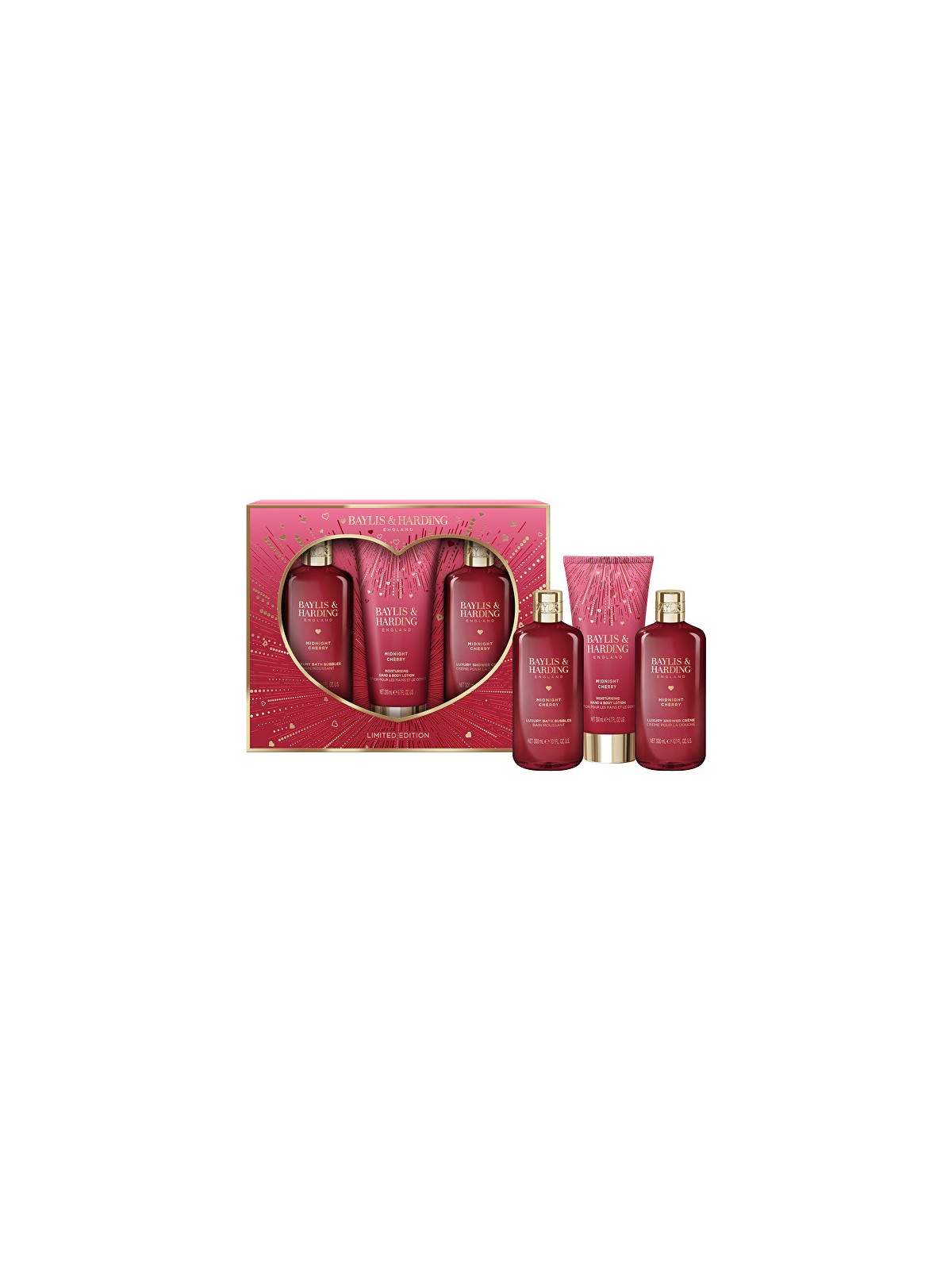 Kit Baylis & Harding Midnight Cherry - Set regalo donna Baylis & Harding www.essenzetotalstyle.com 