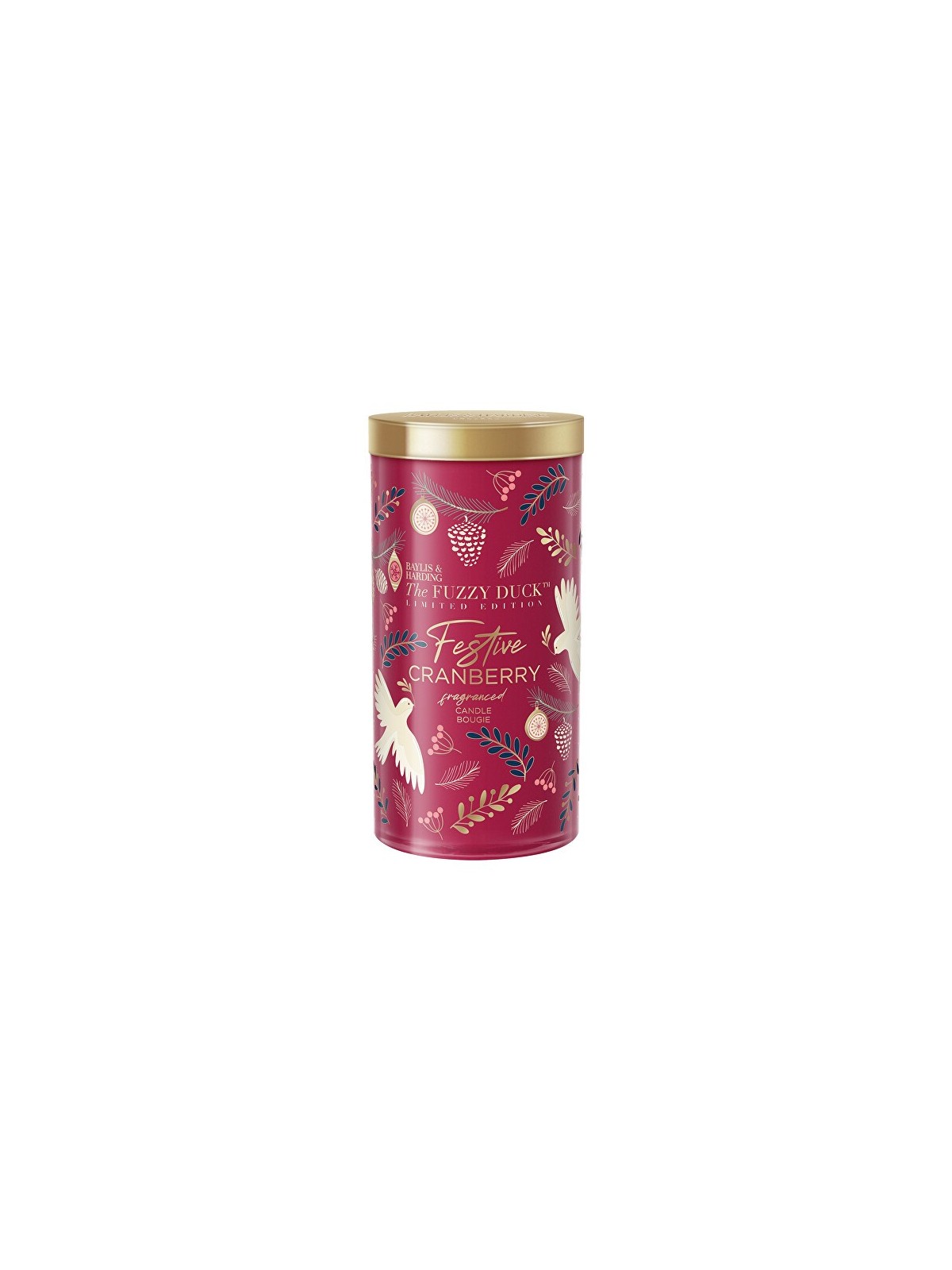 Baylis & Harding profumato candle regno invernale festivo mirtillo rosso (Fragranced Candle) 390 g unisex 663