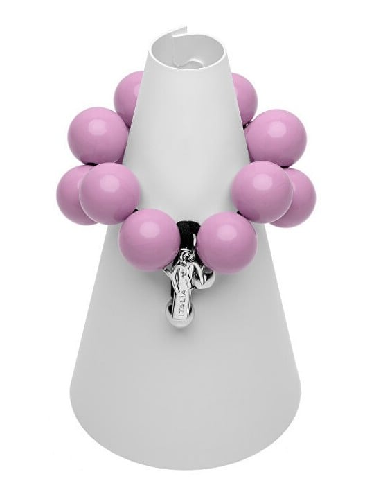 ballsmania Original bracciale B116 15-3207 Malva donna nero rosa argento 0054