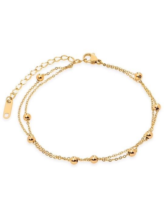 Troli Modern placcato oro acciaio bracciale Globe oro donna oro 3061