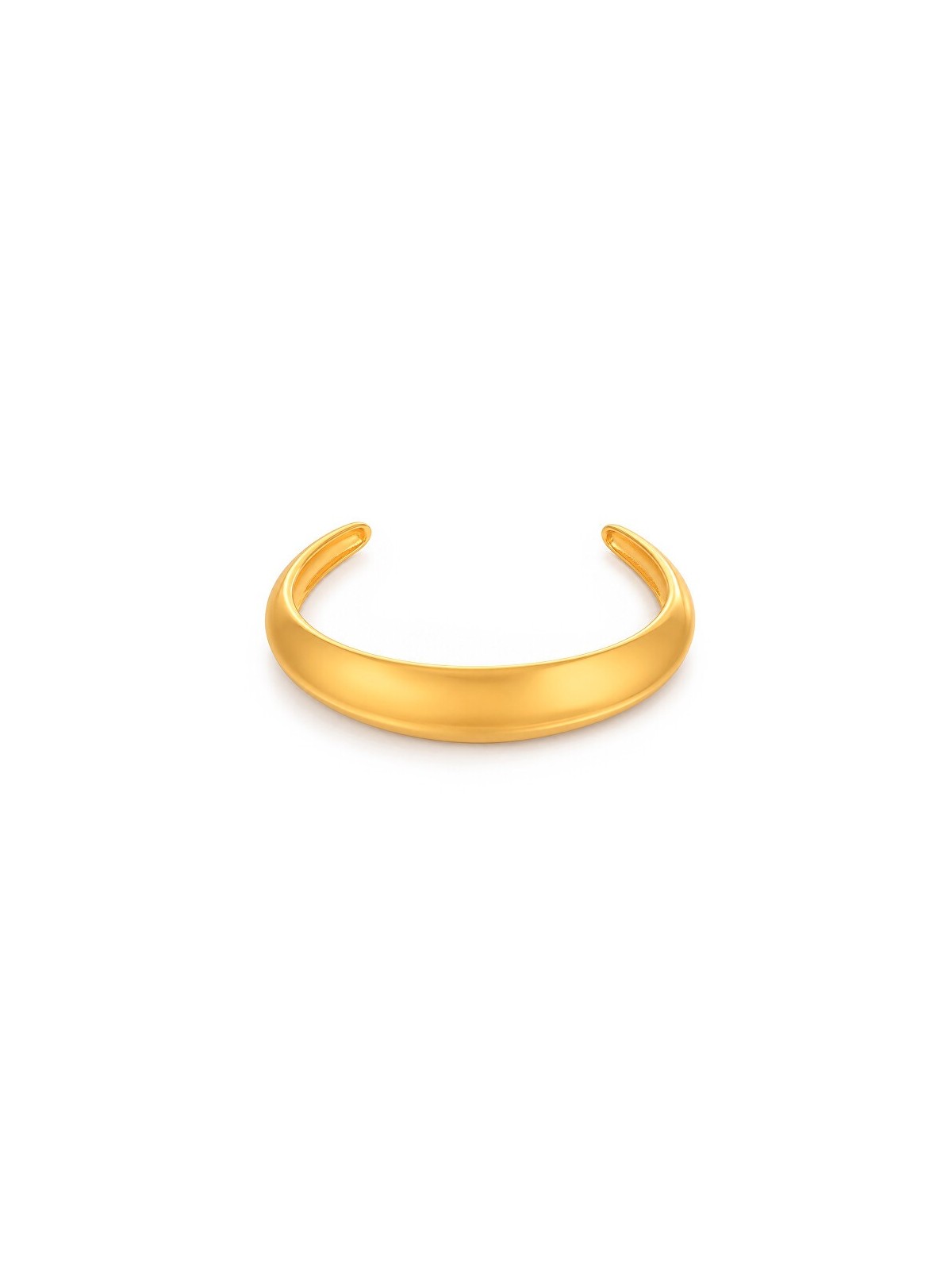 Troli elegante solido bracciale fatto di placcato oro acciaio oro donna oro 4748