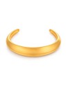 Troli elegante solido bracciale fatto di placcato oro acciaio oro donna oro 4748