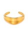 Troli moda solido bracciale fatto di placcato oro acciaio oro donna oro 4746