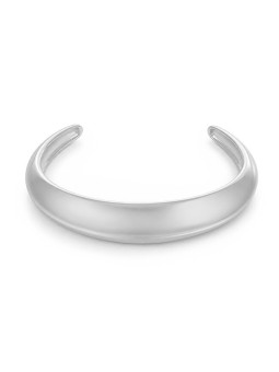 Troli elegante solido bracciale fatto di argento acciaio donna argento 4747