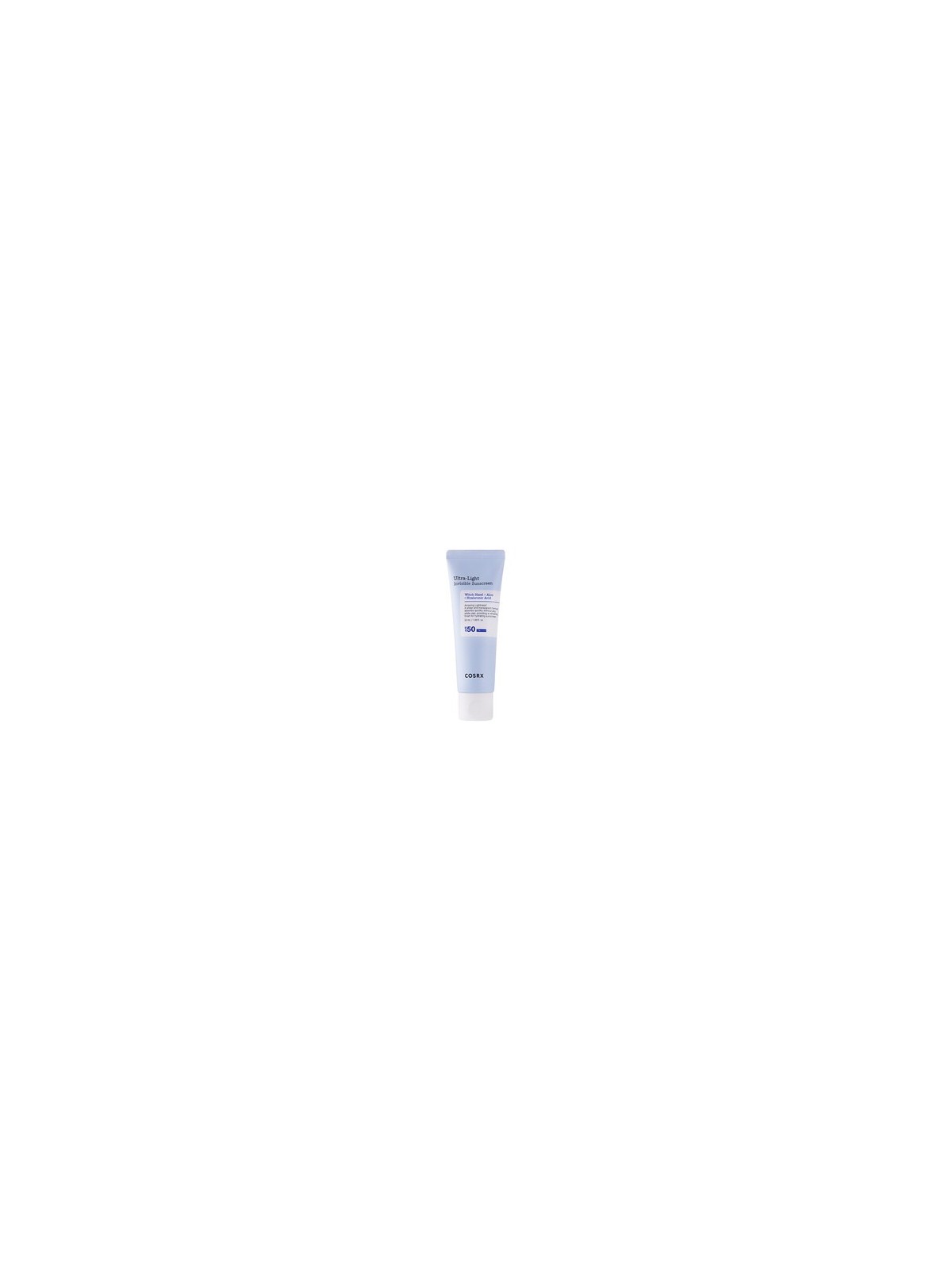 COSRX ultra leggero sunscreen INVISIBILE SPF 50 - crema idratante per il viso crema na abbronzatura 50ml donna