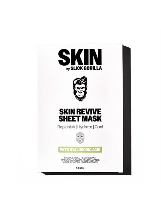 SLICK GORILLA pelle Revive maschera in tessuto 3 pcs uomo 020
