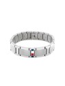 Tommy Hilfiger acciaio moda bracciale Jameson 2790657 uomo argento tricolore 1724