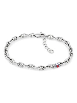 Tommy Hilfiger alla moda acciaio bracciale Marina 2781019 donna argento tricolore 1810