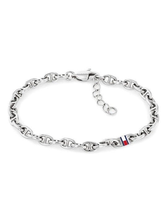 Tommy Hilfiger alla moda acciaio bracciale Marina 2781019 donna argento tricolore 1810