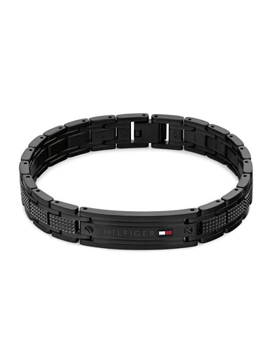 Tommy Hilfiger Original uomo bracciale TH-Oxford 2790732 uomo nero tricolore 1847