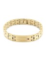 Tommy Hilfiger placcato oro uomo bracciale TH-Oxford 2790733 uomo oro tricolore 1846