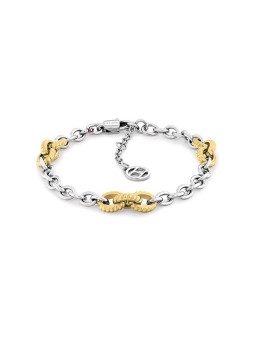 Tommy Hilfiger donna bicolore acciaio bracciale 2781060 donna bicolore oro argento 1858
