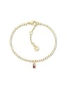 Tommy Hilfiger placcato oro tennis bracciale con cristalli 2781093 donna trasparente oro tricolore 1867