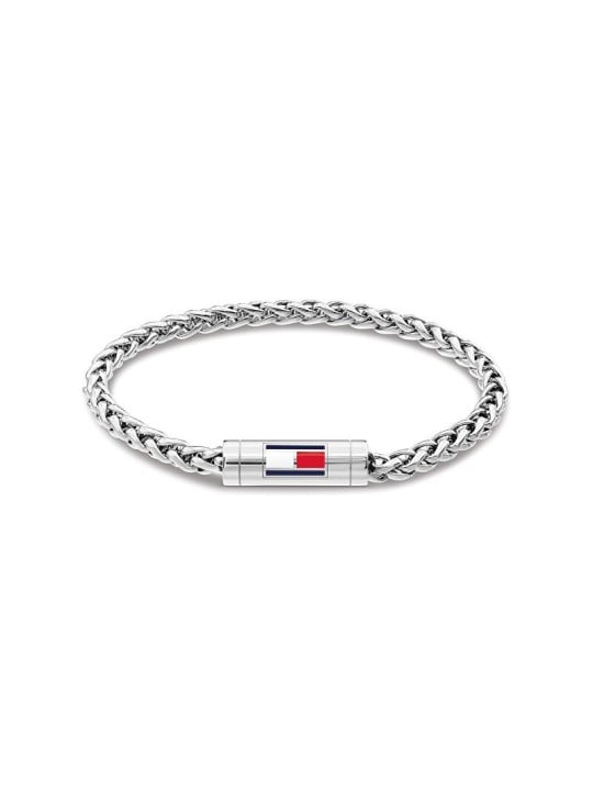 Tommy Hilfiger uomo acciaio bracciale regolabile barile 2790743 uomo argento tricolore 1873