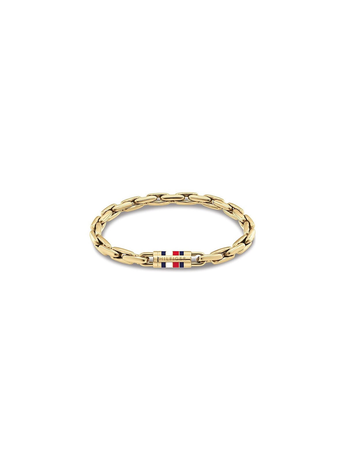 Tommy Hilfiger uomo placcato oro bracciale uomo catena 2790750 uomo oro tricolore 1876