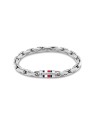 Tommy Hilfiger uomo acciaio bracciale uomo catena 2790749 uomo argento tricolore 1875