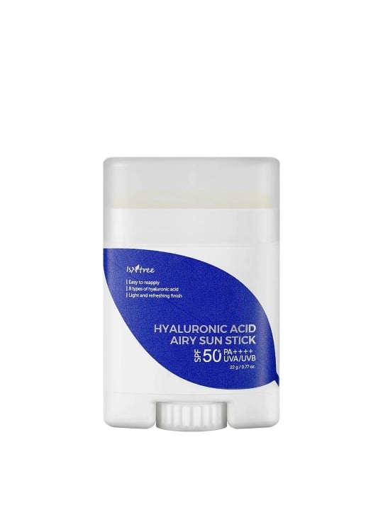 Isntree Hyaluronic Acid Airy Sun idratante Soothing & Protecting Before Sun Exposure bastoncino per viso 22 g unisex