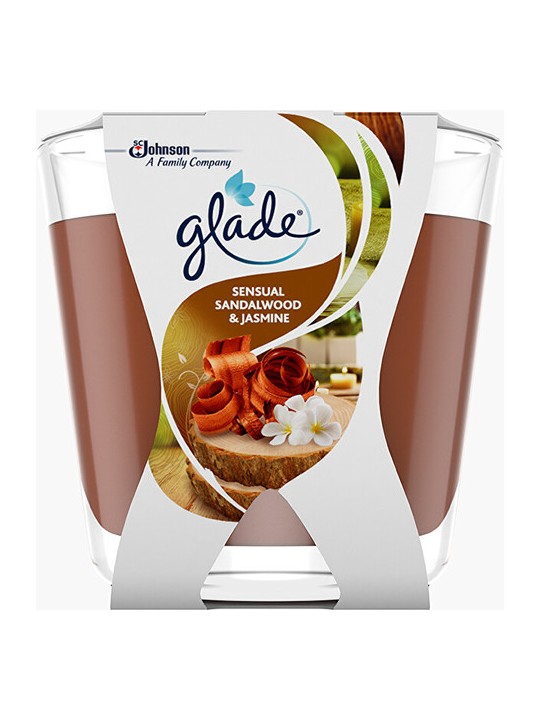 Glade Candela Sensuale di Sandalo e Gelsomino Candela Profumata