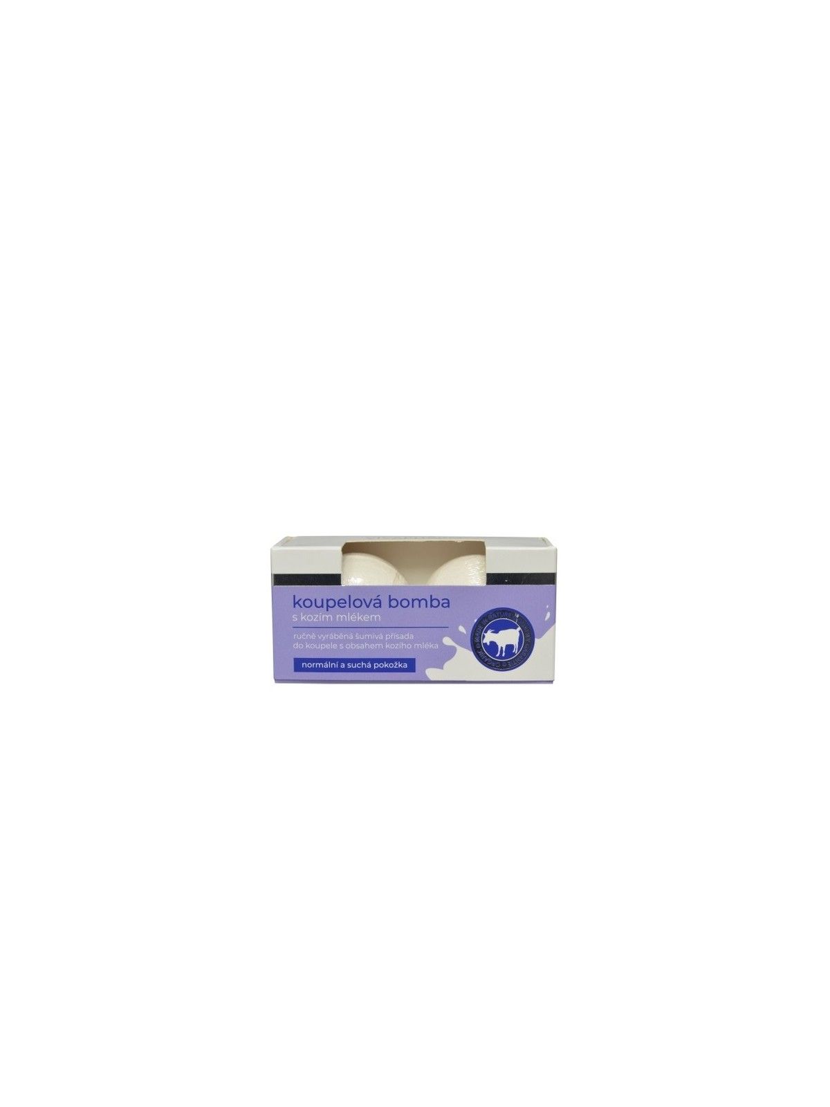 Vivapharm Bomba da bagno con latte di capra 2 x 75 g Unisex 750g