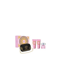 Versace Bright Crystal Eau De Toilette Spray 90ml Set 4 Pezzi