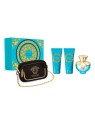 Versace Dylan Turquoise Eau De Toilette Spray 100ml Set 4 Pezzi