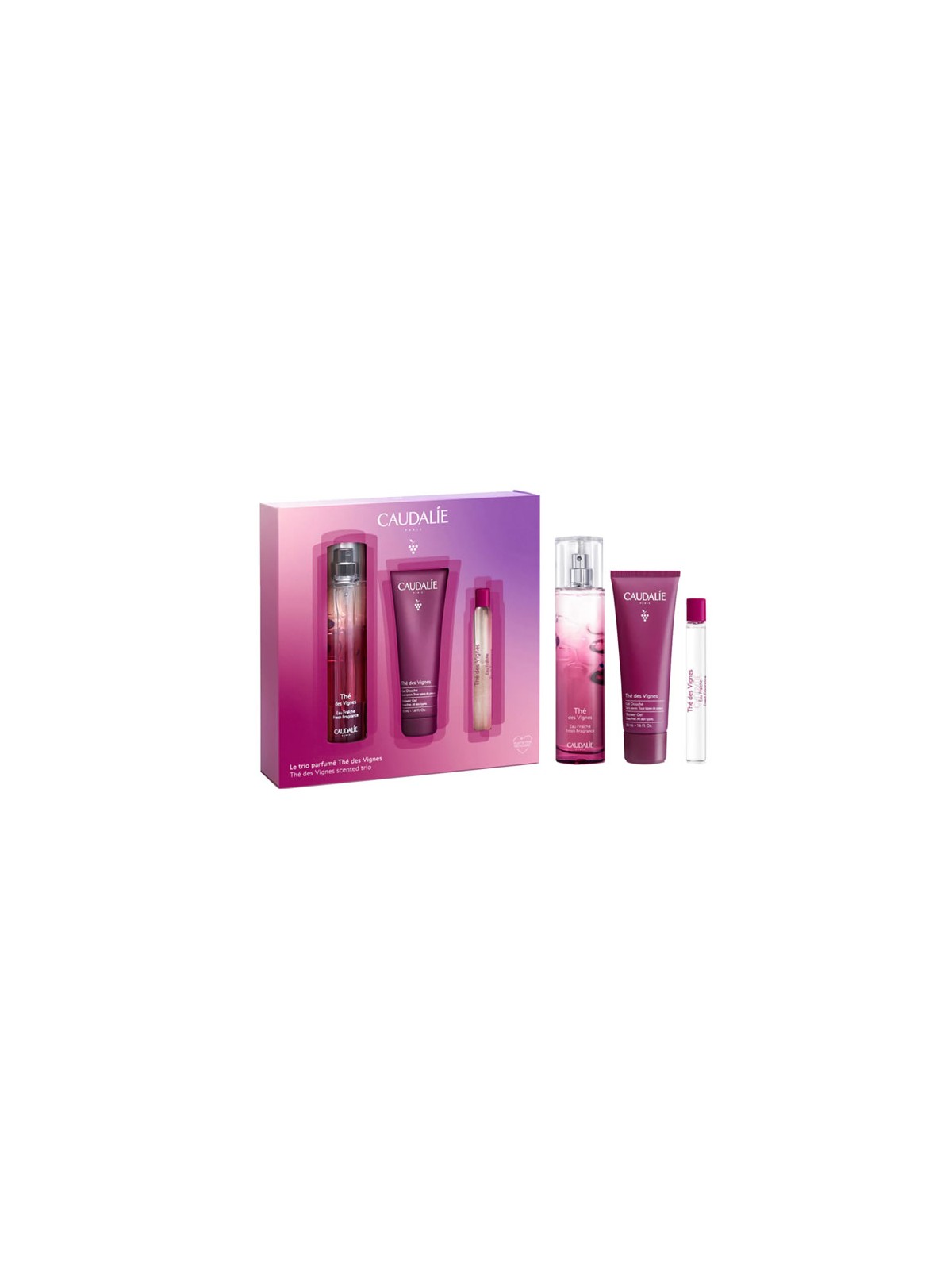 Caudalie Il Trio Profumo Le des Vignes Set 3 Pezzi Unisex