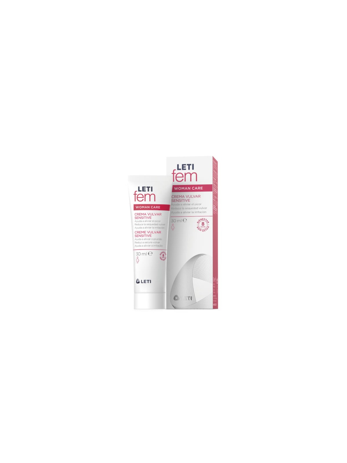 LetiFem Crema Vulvare Sensibile per la Cura della Donna 30ml