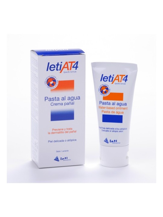 LetiAT4 Pasta Al Acqua Crema Pannolino Pelle Atopica 75g Unisex