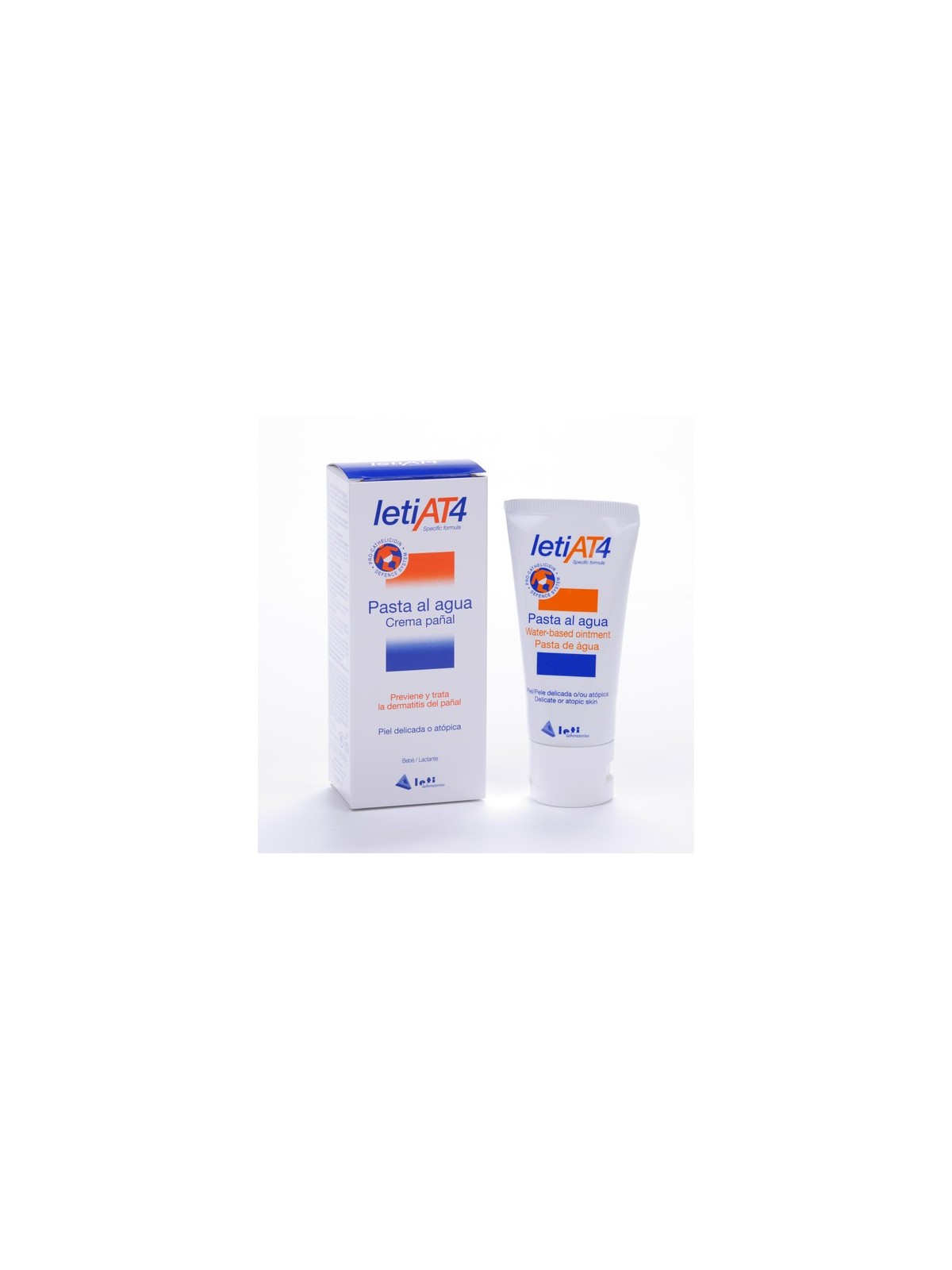 LetiAT4 Pasta Al Acqua Crema Pannolino Pelle Atopica 75g Unisex