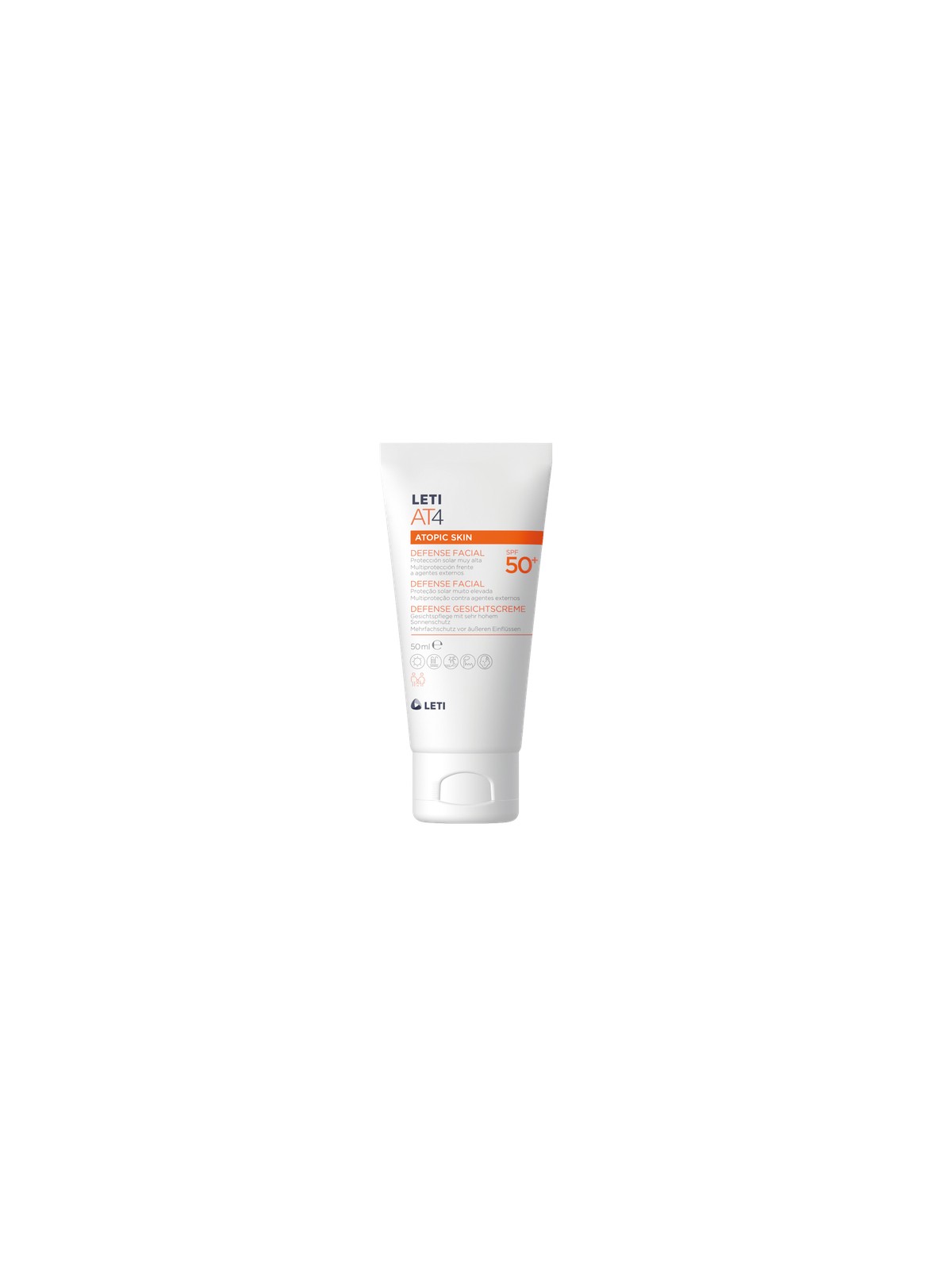 Leti At4 Difesa Facciale Spf50 50ml Unisex