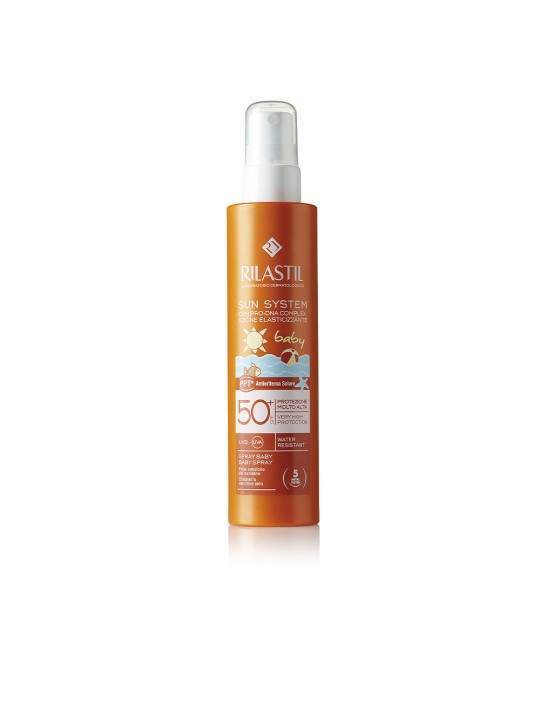 Rilastil SUN SYSTEM SPF50 BABY spray trasparente 200ml unisex