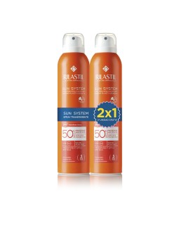 Rilastil SUN SYSTEM 50 SPRAY TRANSPARENTE set 2 unit unisex