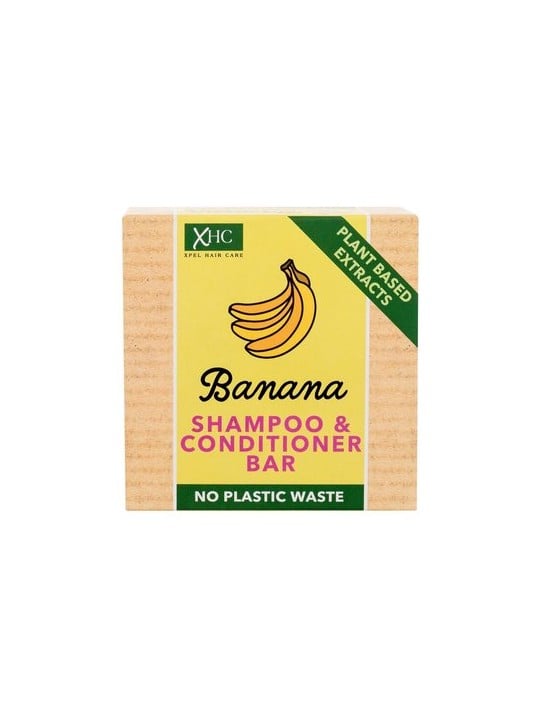 Xpel Shampoo e Balsamo alla Banana in Barra per Donna 60g