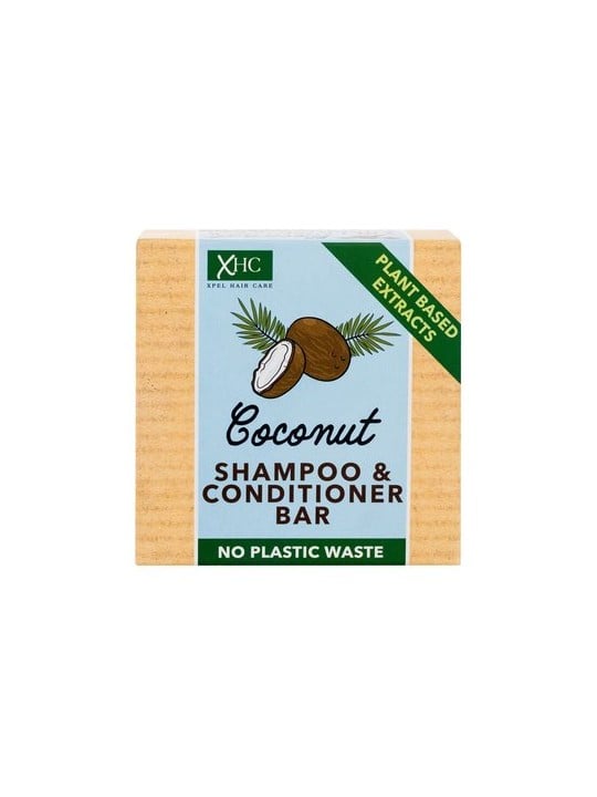 Xpel Shampoo e Balsamo al Cocco in Barra per Donna 60g