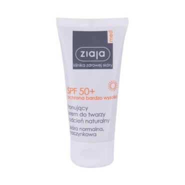 Ziaja Med Protective Tinted SPF50+ Face Sun Care Donna 50ml