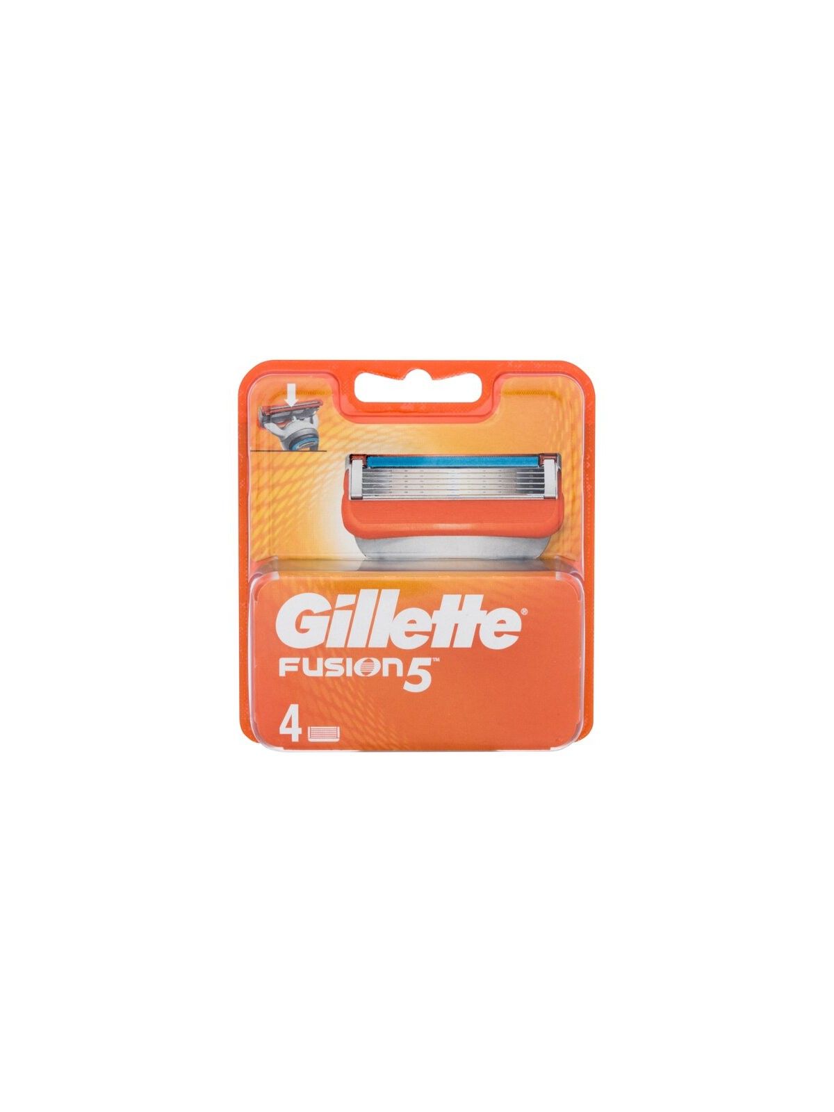Gillette Fusion5 Lama di Ricambio Uomo 4pcs